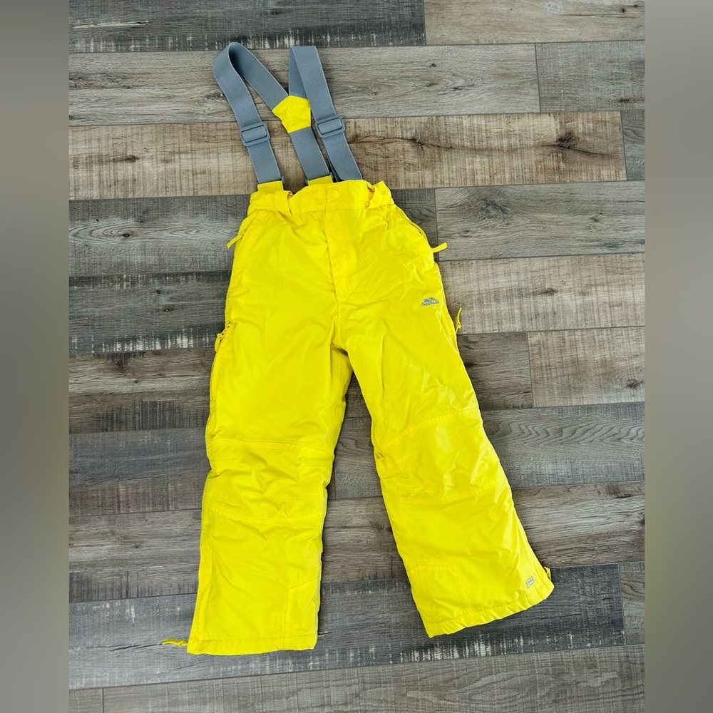 Trespass Bright Yellow Kids Snow / Ski  Pants Size 5/6 - Boy or Girl